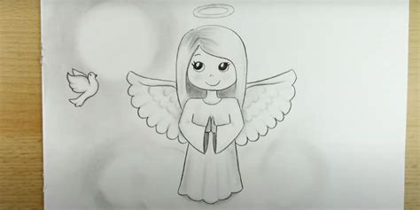 Как рисовать ангела поэтапно карандашом для начинающих Как нарисовать ангела поэтапно