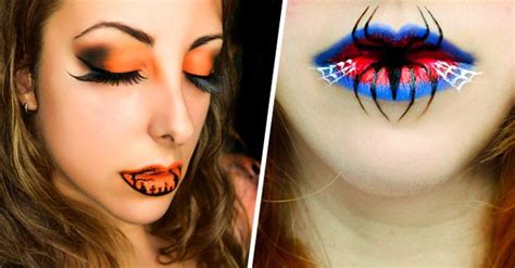 14 Increíbles Ideas Para Maquillar En Tus Labios En Halloween En 2020
