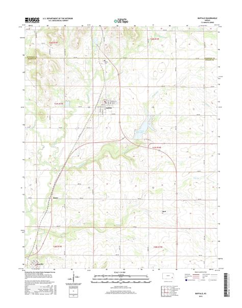 Mytopo Buffalo Kansas Usgs Quad Topo Map