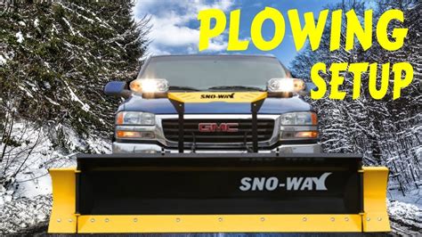 2018 Snow Plowing Setup 2006 Gmc Sierra 2500 Duramax Diesel Youtube