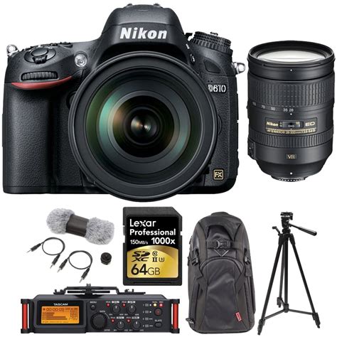 Nikon D Fx Format Mp P Video Dslr Camera With Mm Lens