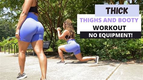Get Thick Workout At Home Get Thicker Thighs Workout Leg Booty