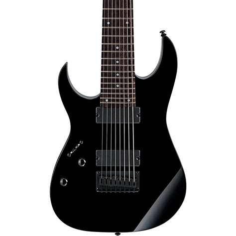 Ibanez Rg 8 String Left Handed Electric Guitar Black Music123