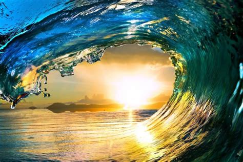 Wave Sunset Plastic Oceans International