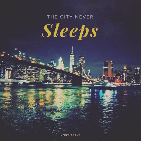 The City Never Sleeps Neither Do I Sleepless Sleep Nyc Brooklyn Brooklynbridge Night