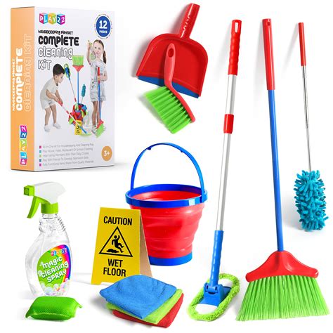 Buy Play22 Kids Cleaning Set 12 Piece Toy Cleaning Set Includes Broom