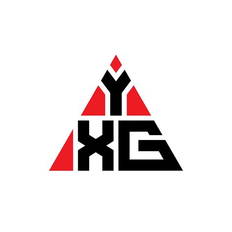 Yxg Triangel Bokstavslogotypdesign Med Triangelform Yxg Triangel Logotyp Design Monogram Yxg