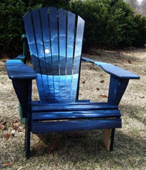 No more staining or painting every year. DIY Painting Outdoor Adirondack Chair Ideas - Balcony ...