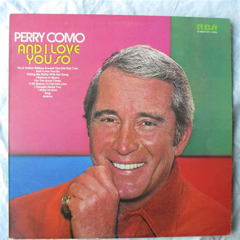 Perry Como And I Love You So 1973 Vinyl Discogs