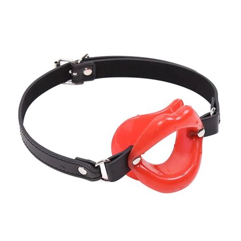 Buy Open Mouth Gag Women Couple Leather Slave Oral