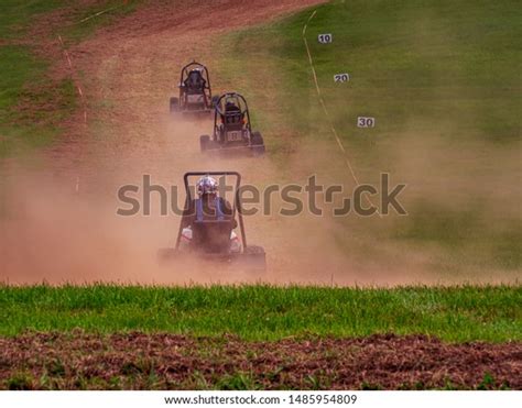 Lawn Mower Race Tuned Engines Which Stock Photo 1485954809 Shutterstock