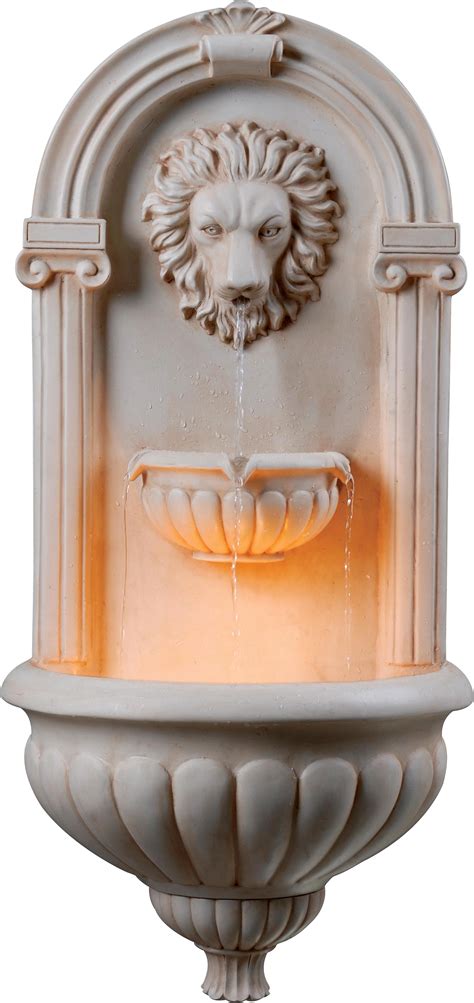 Lion Fountain Png Image Outdoor Wall Fountains Wall Fountain Fountain