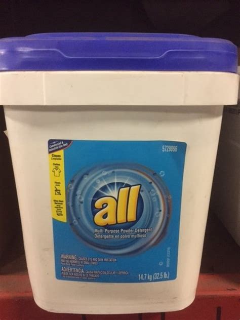 All Powdered Laundry Detergent 325lb Pail Soap Center