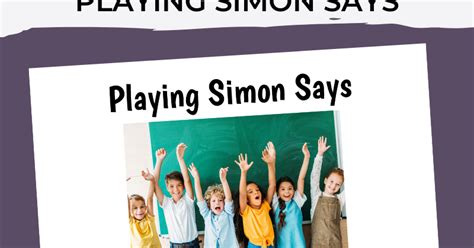 Playing Simon Says Social Story And Next Comes L Hyperlexia Resources