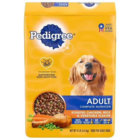 Pedigree Adult Complete Nutrition Roasted Chicken Rice And Vegetable Dry