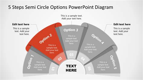 5 Steps Options Semi Circle Powerpoint Diagram Slidem Vrogue Co