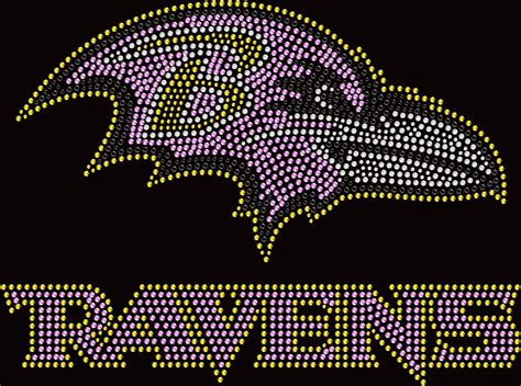 Ravens Sexy Football Sexy Rhinestone Iron On Transfer Hotfix