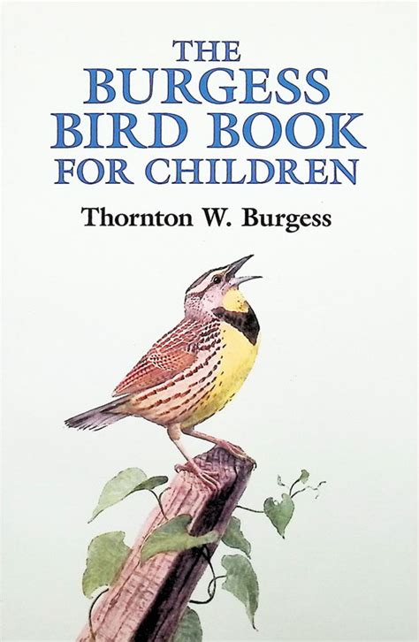 Burgess Bird Book For Children Dover Publications 9780486428406