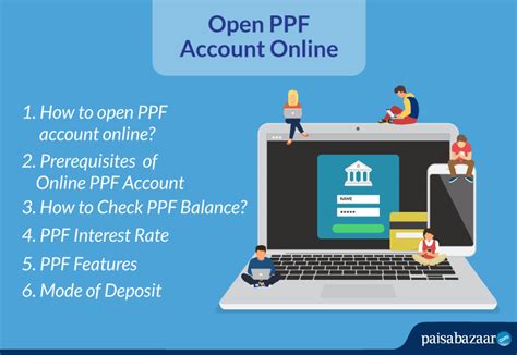 How To Open PPF Account Online Steps Features PPF Balance Check