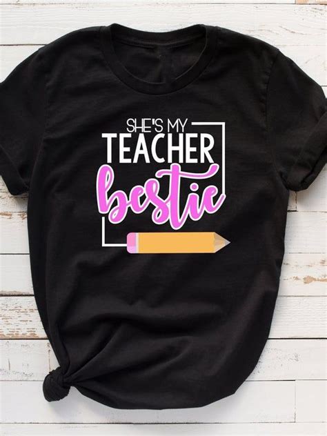 Download She's My Teacher Bestie Right Pointing Left | Etsy ...