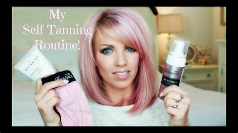 My Self Tanning Routine ♡ Youtube