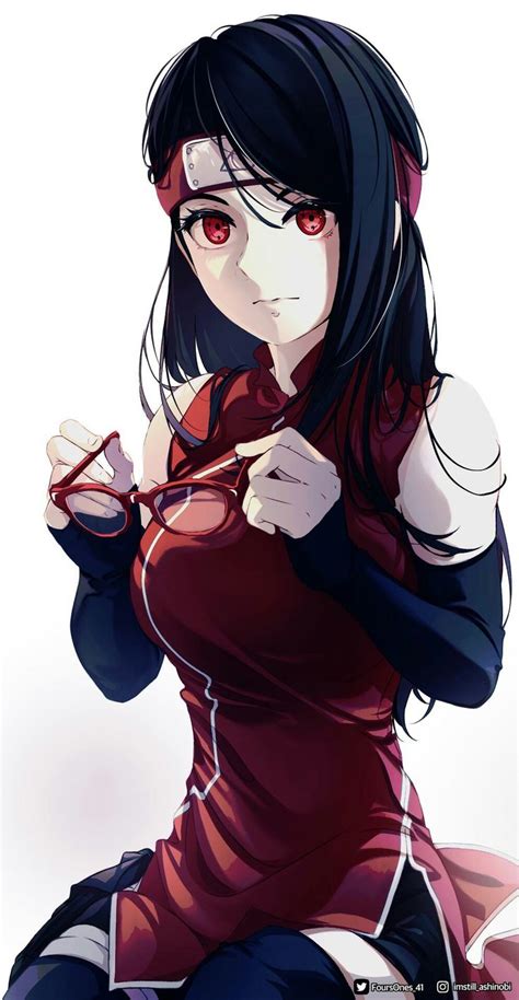 Sarada Uchiha ⋆ ˚｡⋆୨୧˚ဓူ˚୨୧⋆｡˚ ⋆ Foursones41 On Twitter In 2022 Gadis Animasi Seni Anime