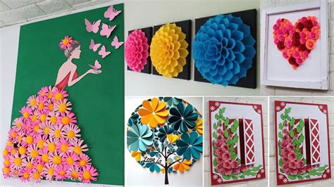 Home Decorating Ideas Handmade With Paper Easy And Beautiful Wall Decor
