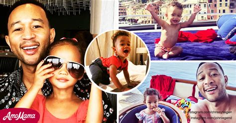 Two kids in, you can't eat the way you used to. Chrissy Teigen Shares Kids' Cute Photos While on a Yacht Trip with Her Family