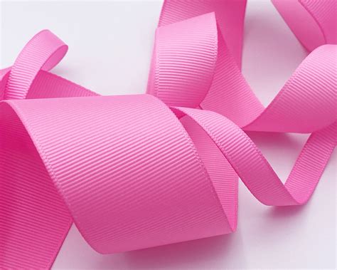 Bright Bubblegum Pink GROSGRAIN Ribbon By The Yard CHOOSE Etsy