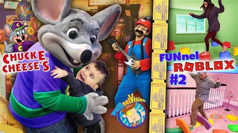 Shawn Goes To Chuck E Cheeses Funnel Fam Roblox Obby Competition