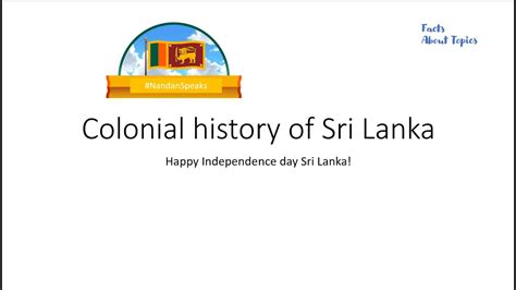 History Of Sri Lanka Happyindependencedaysrilanka Nandanspeaks