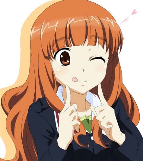Brown Hair Anime Girl With Bangs Anime Wallpaper Hd