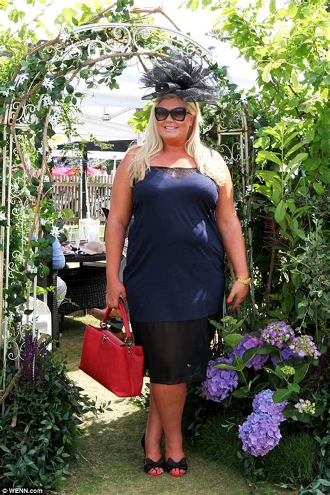 Gemma Collins Puts On A Busty Display As She Parties At Newmarket