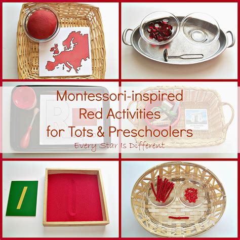 Montessori Inspired Pink Activities For Tots And Preschoolers W Free