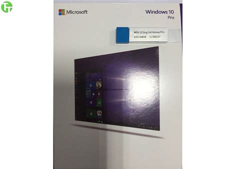 Microsoft Windows 10 Pro Pack 32 Bit Or 64 Bit Retail Box English