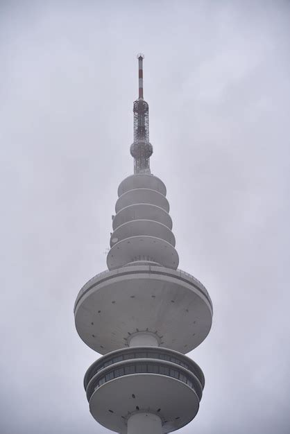 Premium Photo Tv Tower In Hamburg Germany Famous White Needle