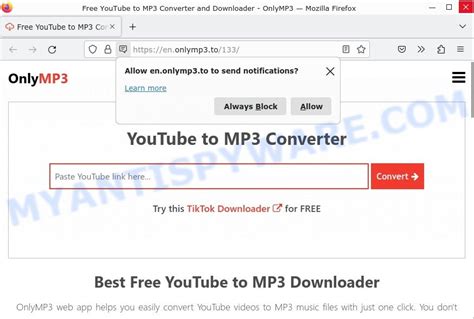 Is Onlymp3to Safe Onlymp3to Virus Removal Guide