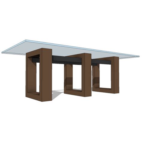 Plan at least 24 of clear space behind dining and desk chairs (measured assuming someone is seated). JH2 Ara Dining Table 10121 - $2.00 : Revit families ...