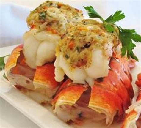 Crab Stuffed Lobster Tail Lobster Recipes Tail Recipes Food