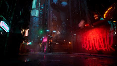 Unreal Engine Landcape Cyberpunk Street 2024 Free Daz 3d Models