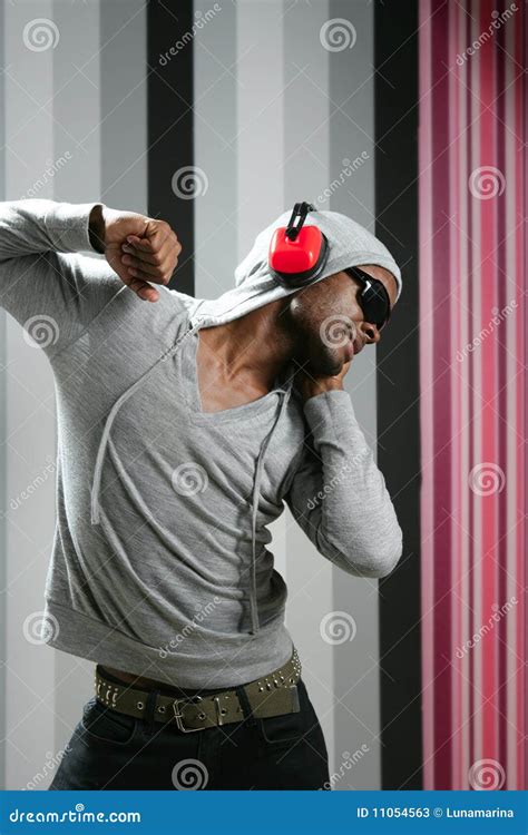 African American Young Black Man Rap Stock Image Image Of Dark