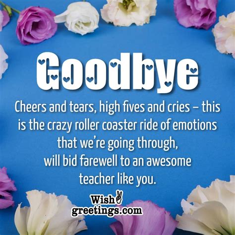 Farewell Wish Greetings