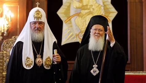 El Patriarca Bartolomé Le Dice Al Cabeza De La Iglesia Ortodoxa Rusa