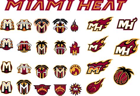 Edit and share any of these stunning miami heat logo clipart. Rejected Miami Heat Secondary Logos | Typography design, Miami heat, Miami
