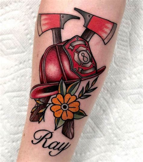 Firefighter Helmet Tattoos