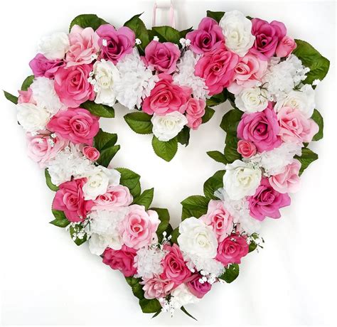 Heart Of Roses Rose Wreath Wreath Crafts Rose Decor