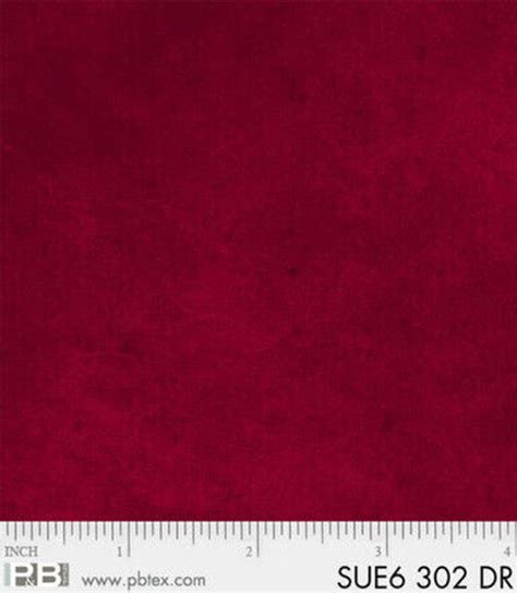 Suede Dark Medley Red Cotton Fabricsold By The Yard By Pandb Textiles