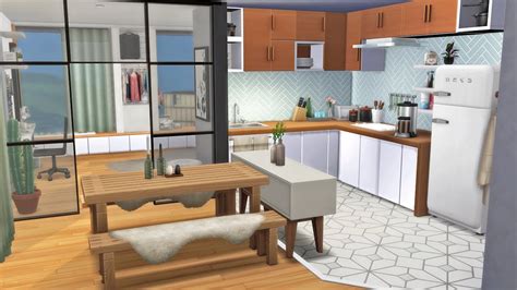 Ikea Inspired Apartment 1310 21 Chic Street Apartment 🌆 Sims 4 Speed