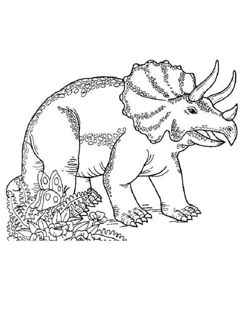 Ausmalbilder Triceratops Kostenlose Malvorlagen