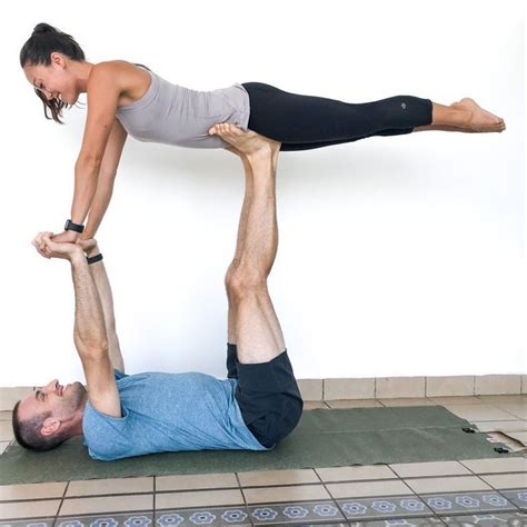 Couple S Yoga Poses Easy Medium And Hard Duo Yoga Poses Yoga
